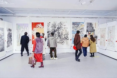 2024年度青岛市文艺精品项目 第二届'寻美青岛·乡村印记'新文艺群体乡村振兴艺术创作展开幕